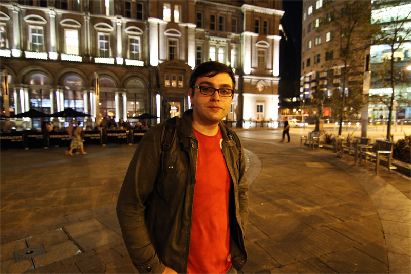 Sleeping on the streets of Leeds for Simon on the Streets 2011 #iamwithsimon
