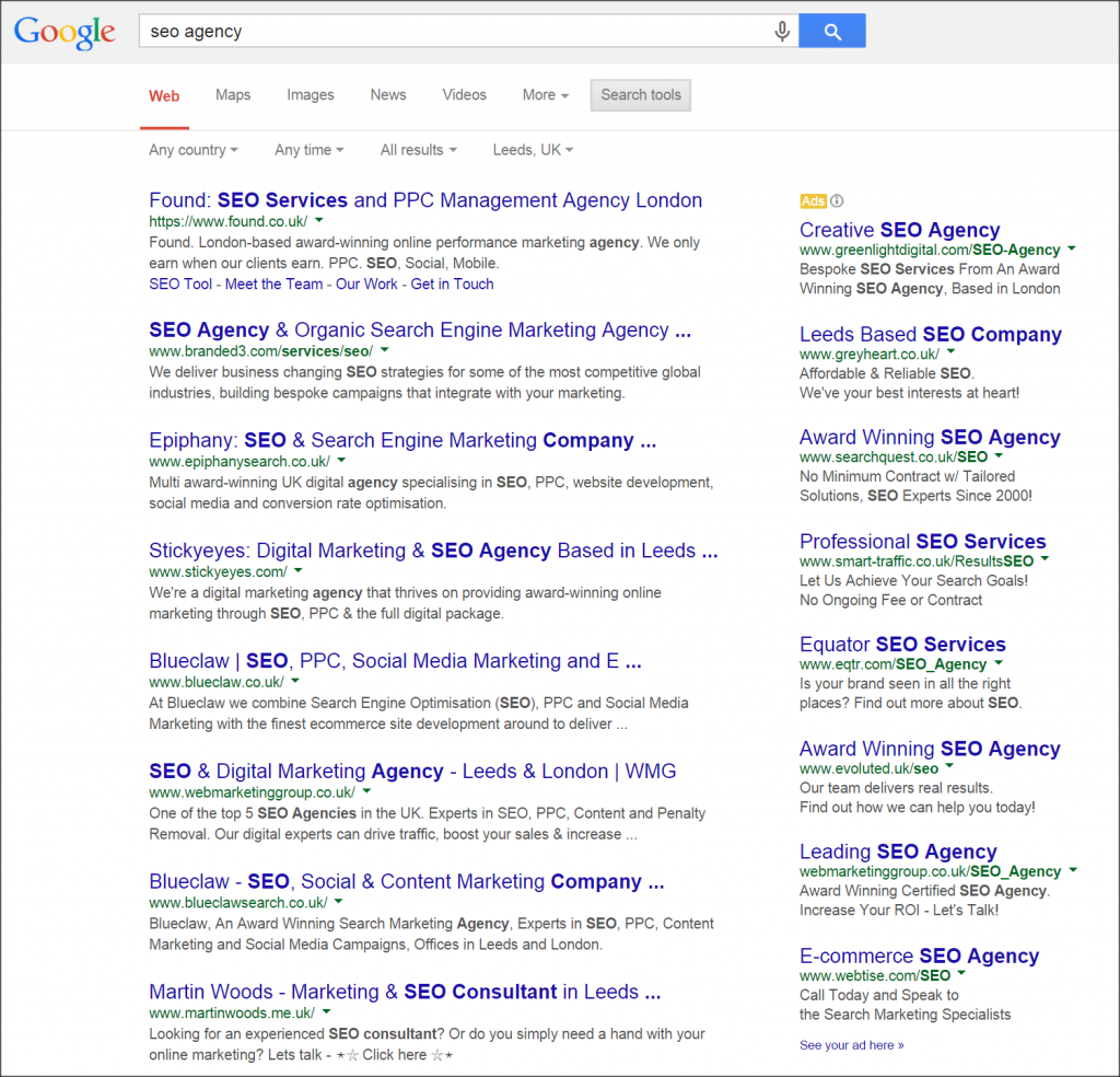 seo-agency-leeds-serp