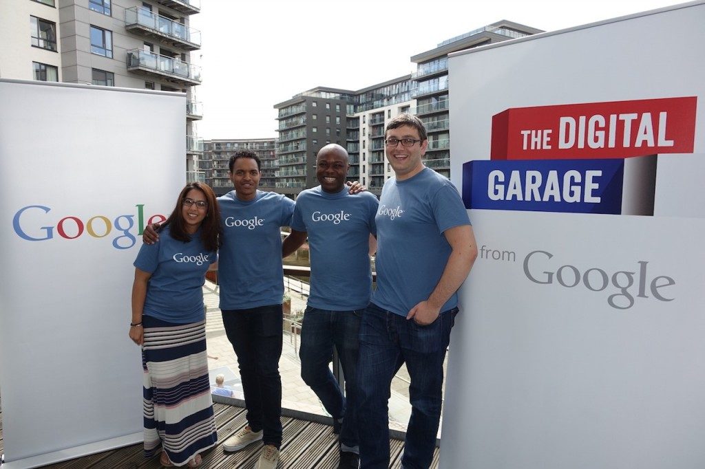 Me working at the Google Garage & roadshow